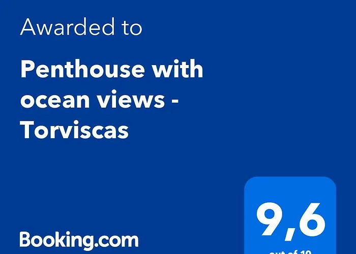 Penthouse With Ocean Views - Torviscas Apartament *