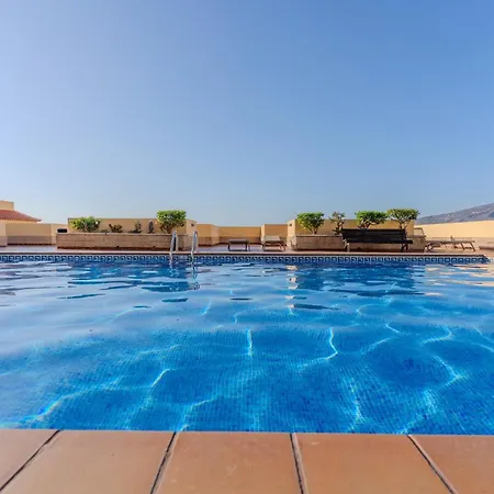 Penthouse With Panoramic Ocean Views & Terrace In Torviscas Appartement Costa Adeje (Tenerife)