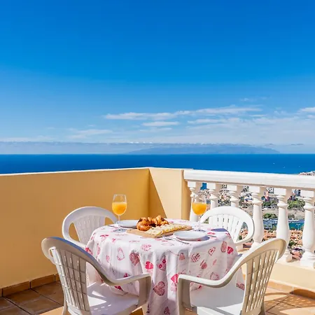 Apartamento Penthouse With Panoramic Ocean Views & Terrace In Torviscas Costa Adeje (Tenerife)