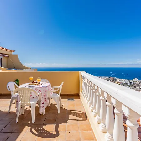 Penthouse With Panoramic Ocean Views & Terrace In Torviscas Apartment Costa Adeje (Tenerife)